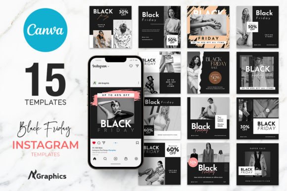 15 Black Friday Instagram Post Templates for Small Business