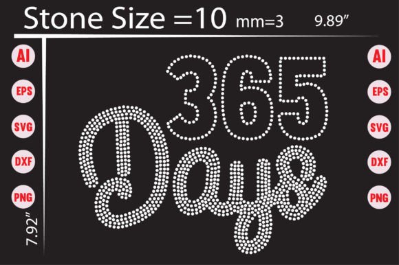 365 Days Rhinestone Templates: A Year of Creative Possibilities