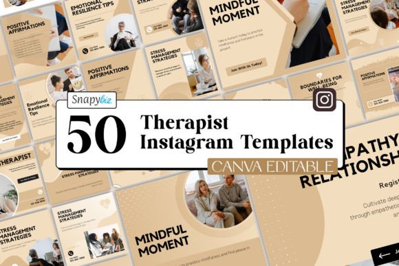 50 Canva Templates for Therapists: Elevate Your Instagram