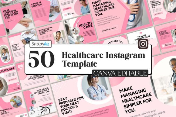 50 Pink Canva Templates to Transform Your Medical Instagram