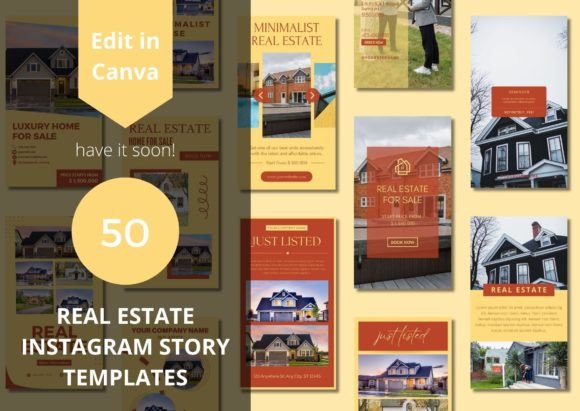 50 Real Estate Story Canva Templates: Your Next Content Edge