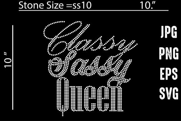 Classy Sassy Queen Rhinestone Templates: A Bold Design Asset