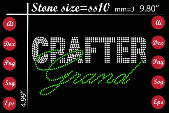 Crafter Grand Rhinestone Templates: Your Sparkle-Ready Design Asset