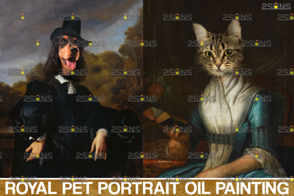 Create Majestic Pet Art with Royal Pet Portrait Templates