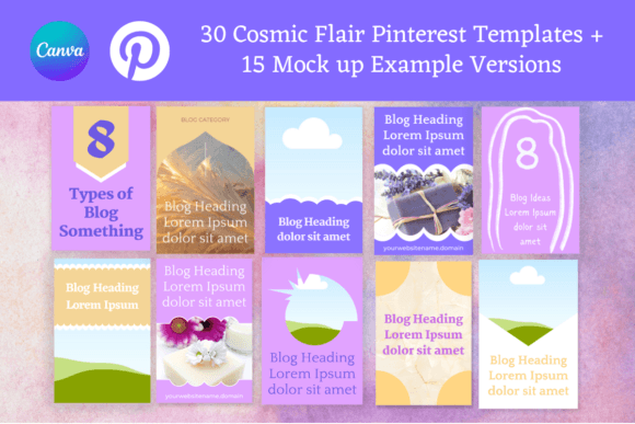 Elevate Your Pinterest Strategy with Lilac Flair Templates