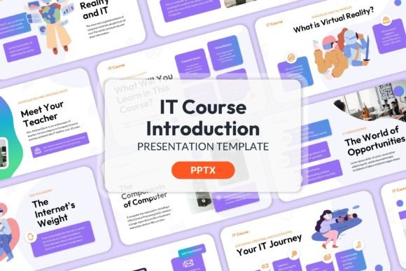 Master Your IT Course Introduction with Professional PPT Templates