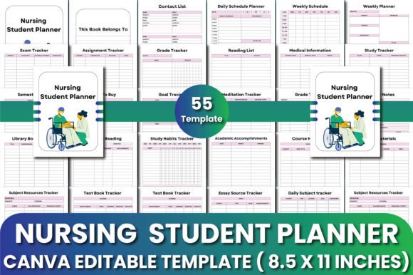 Master Your Nursing Studies with Canva Planner Templates