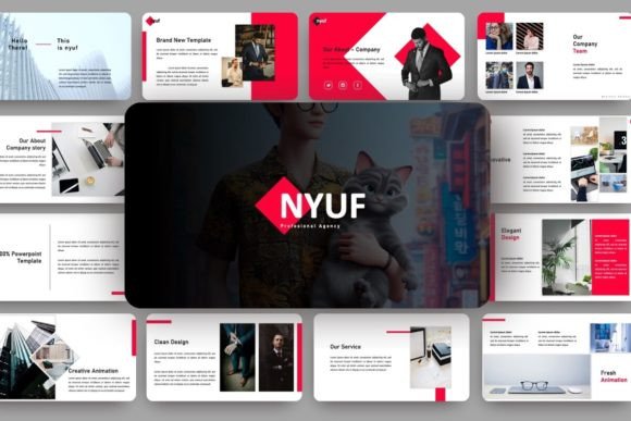Mastering Presentations with NYUF Agency PowerPoint Templates