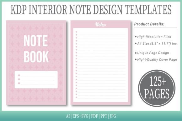 Oyster Pink Notepad Templates: A Warm & Professional Design Asset