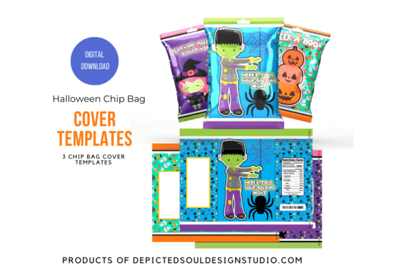 Spooky & Sweet: Creative Uses for Halloween Chip Bag Cover Templates