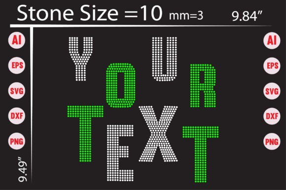 Your Text Rhinestone Templates Design: A Guide for Crafters